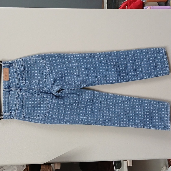 Nwot PacSun Medium Blue Distressed Dad Jeans Size 24 - Picture 8 of 13